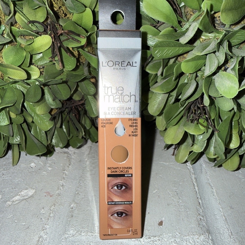 L'oreal True‎ Match Eye Cream Concealer New In Package C 7-8 Dark